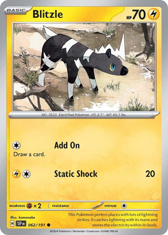 Blitzle #62 from Surging Sparks