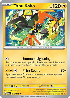 Tapu Koko #65 from Surging Sparks