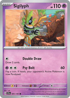 Sigilyph #81 from Surging Sparks