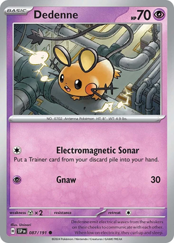 Dedenne #87 from Surging Sparks
