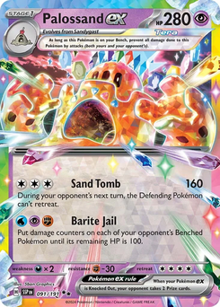 Palossand ex #91 from Surging Sparks