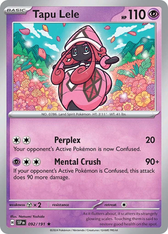Tapu Lele #92 from Surging Sparks