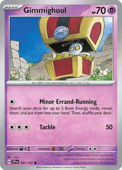 Gimmighoul #97 from Surging Sparks