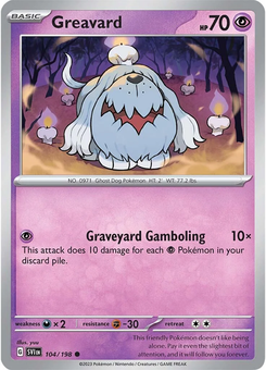 Greavard #104 from Scarlet & Violet