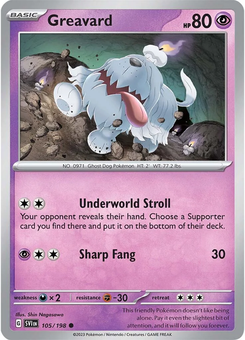 Greavard #105 from Scarlet & Violet