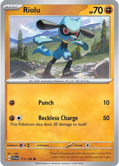 Riolu #113 from Scarlet & Violet