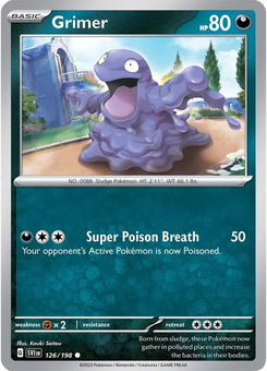 Grimer #126 from Scarlet & Violet
