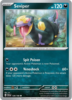 Seviper #128 from Scarlet & Violet