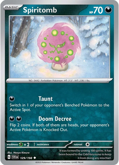Spiritomb #129 from Scarlet & Violet