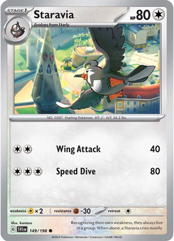 Staravia #149 from Scarlet & Violet
