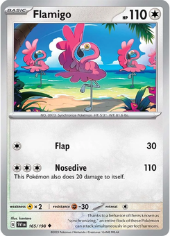 Flamigo #165 from Scarlet & Violet