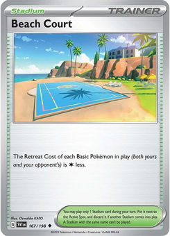 Beach Court #167 from Scarlet & Violet