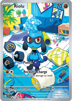 Riolu #215 from Scarlet & Violet
