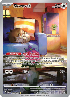 Skwovet #222 from Scarlet & Violet