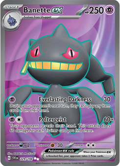Banette ex #229 from Scarlet & Violet
