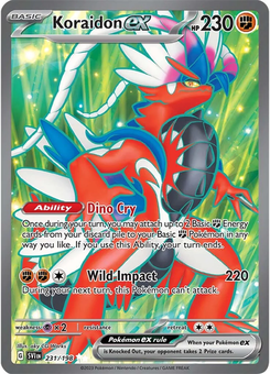 Koraidon ex #231 from Scarlet & Violet
