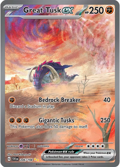 Great Tusk ex #246 from Scarlet & Violet