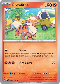 Growlithe #31 from Scarlet & Violet