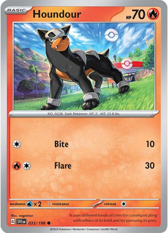 Houndour #33 from Scarlet & Violet
