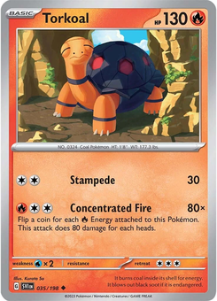 Torkoal #35 from Scarlet & Violet