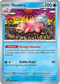 Slowbro #43 from Scarlet & Violet