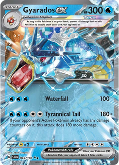 Gyarados ex #45 from Scarlet & Violet