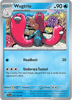 Wugtrio #57 from Scarlet & Violet