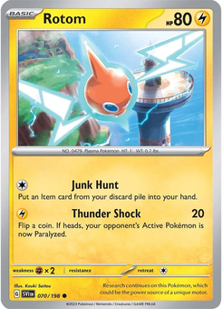 Rotom #70 from Scarlet & Violet