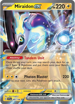 Miraidon ex #81 from Scarlet & Violet