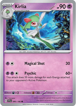 Kirlia #85 from Scarlet & Violet