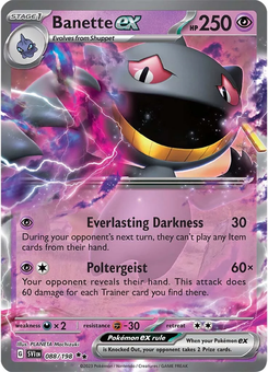 Banette ex #88 from Scarlet & Violet