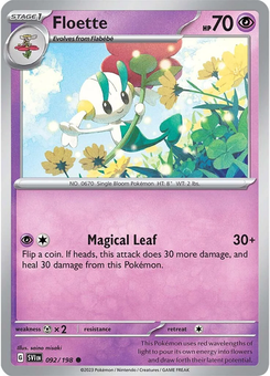 Floette #92 from Scarlet & Violet
