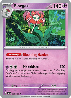 Florges #93 from Scarlet & Violet