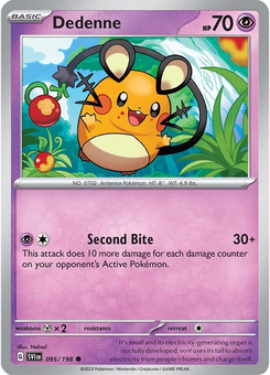 Dedenne #95 from Scarlet & Violet