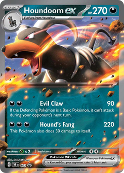 Houndoom ex #103 from SV Black Star Promos