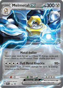 Melmetal ex #104 from SV Black Star Promos