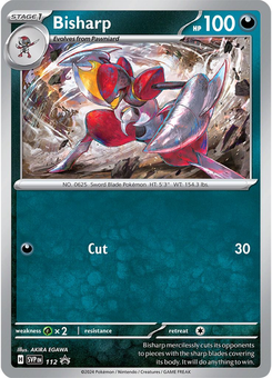 Bisharp #112 from SV Black Star Promos