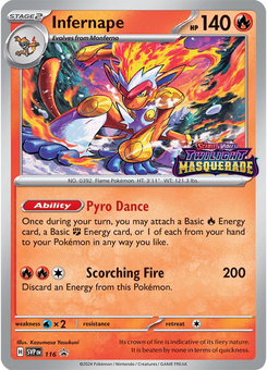 Infernape #116 from SV Black Star Promos