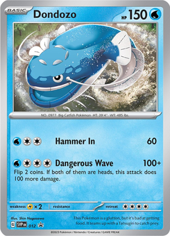 Dondozo #12 from SV Black Star Promos