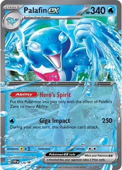 Palafin ex #126 from SV Black Star Promos