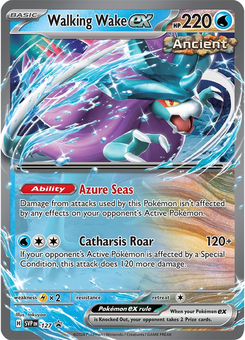 Walking Wake ex #127 from SV Black Star Promos