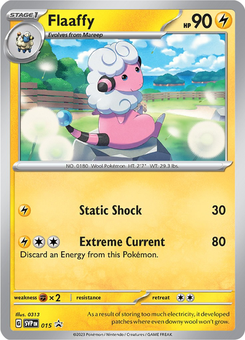 Flaaffy #15 from SV Black Star Promos
