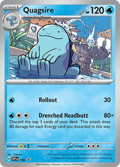 Quagsire #156 from SV Black Star Promos