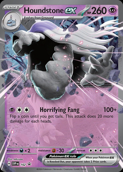 Houndstone ex #162 from SV Black Star Promos