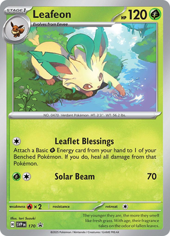 Leafeon #170 from SV Black Star Promos