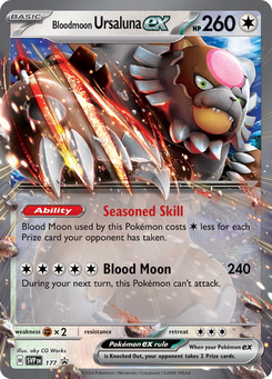 Bloodmoon Ursaluna ex #177 from SV Black Star Promos