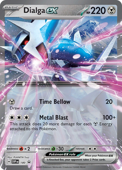 Dialga ex #180 from SV Black Star Promos