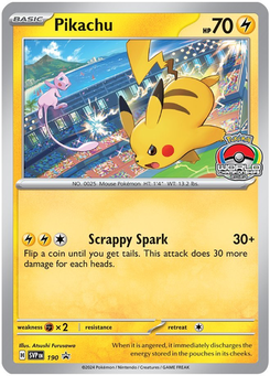 Pikachu #190 from SV Black Star Promos