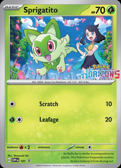 Sprigatito #191 from SV Black Star Promos