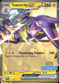 Toxtricity ex #215 from SV Black Star Promos